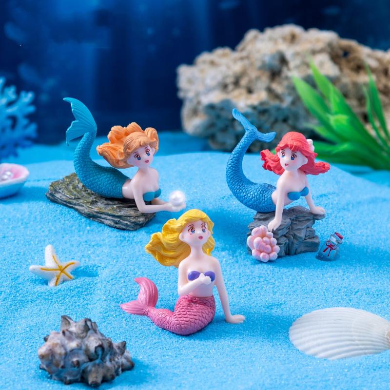 Набор из 4 пластиковых миниатю – обзор и цена Aquarium Fish Gallery