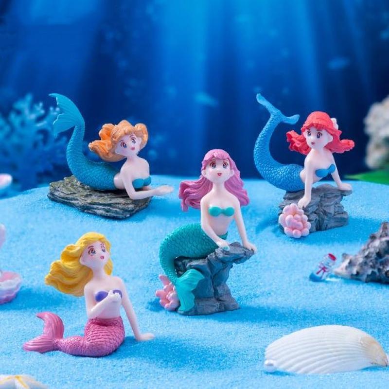 Набор из 4 пластиковых миниатю – обзор и цена Aquarium Fish Gallery